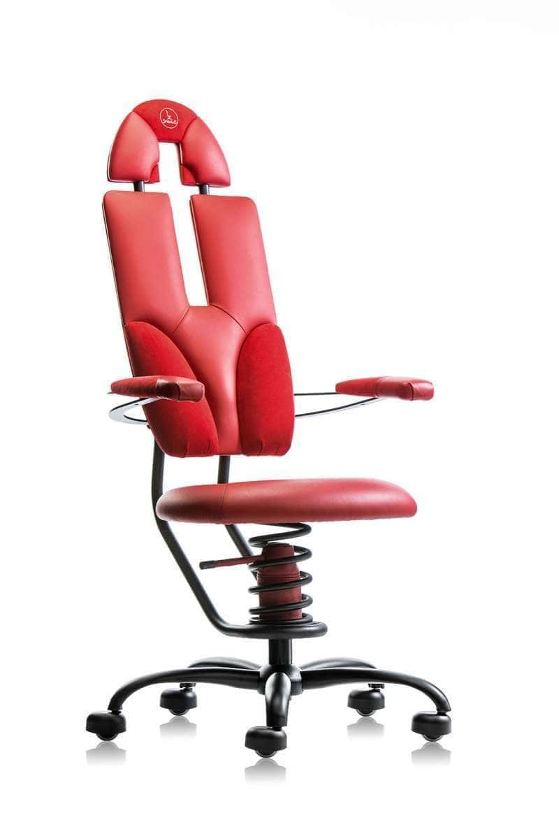 Pilot office chair in red.